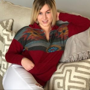Aztec pullover